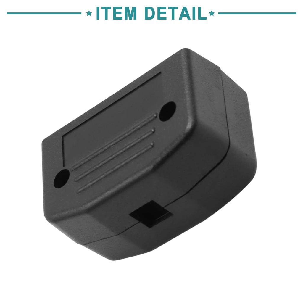 ACROPIX OBD2 Diagnostic Connector 16 Pin Female Adapter Socket with Shell Kit Black 1 Pcs