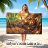 Other Similar Designs Theme Beach Towel Personalized Custom Name & Text Soft Quick Dry Beach Towel for Swimming Travel