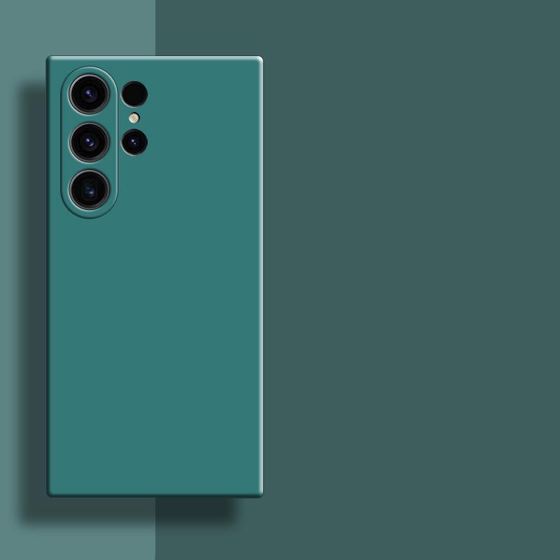 For Samsung Galaxy S25 Ultra Case For Samsung Galaxy S23 S24 S25 Ultra Cover Original Liquid Silicone Rubber Shockproof Bumper