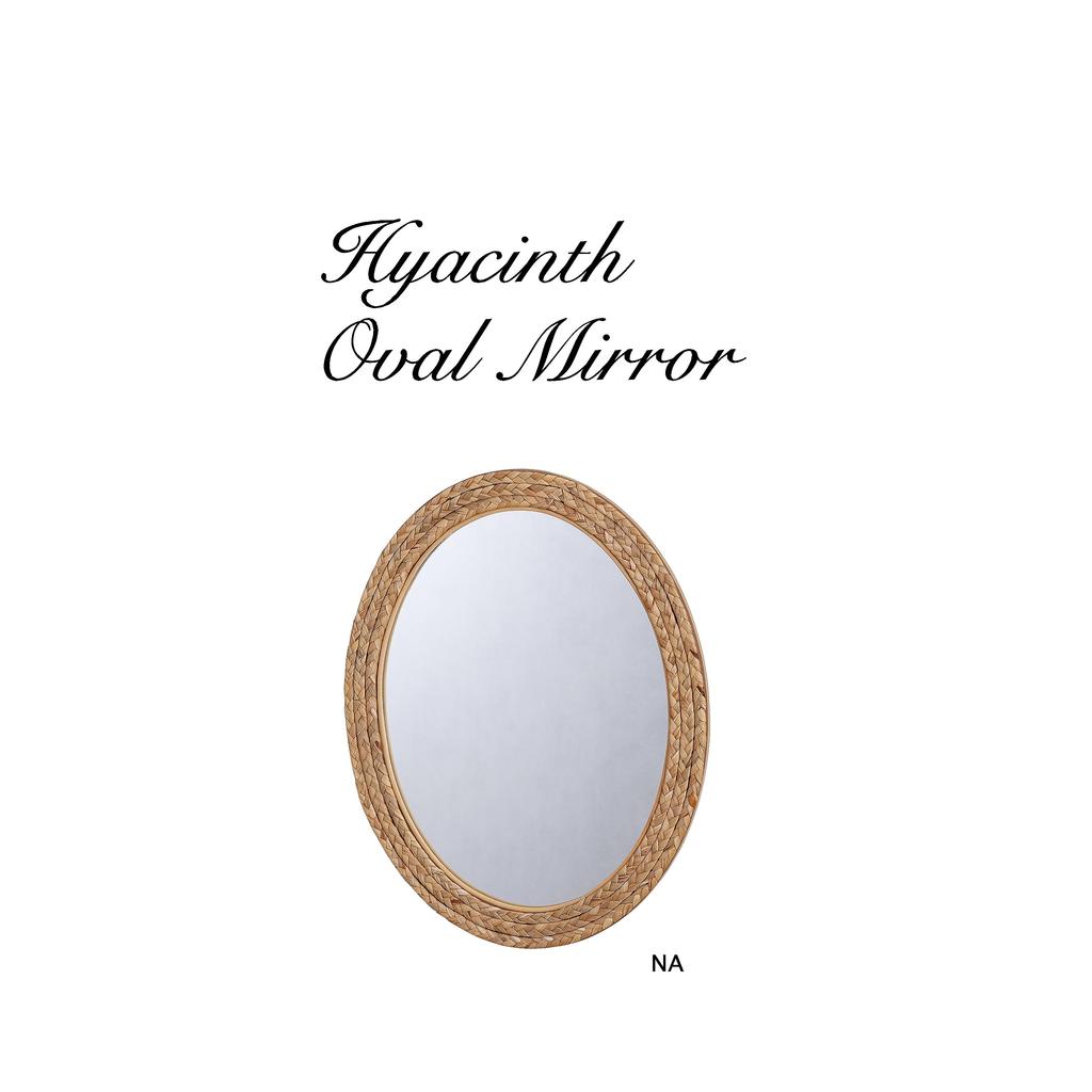 Habiter Mirror Hyacinth Oval Mirror W37 X X H47cm D1.5 HX-104-NA