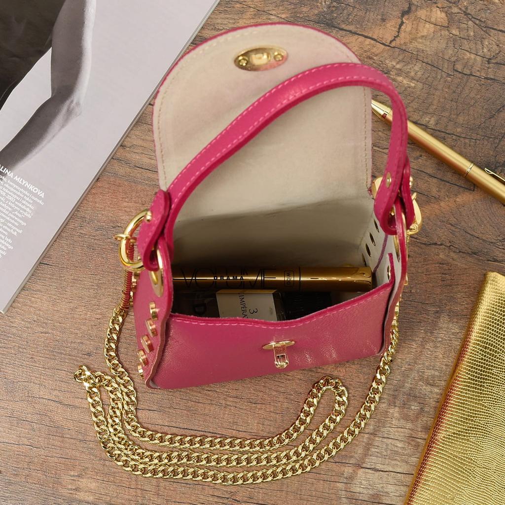 Vezze Vespa Poco Powder Leather Handbag