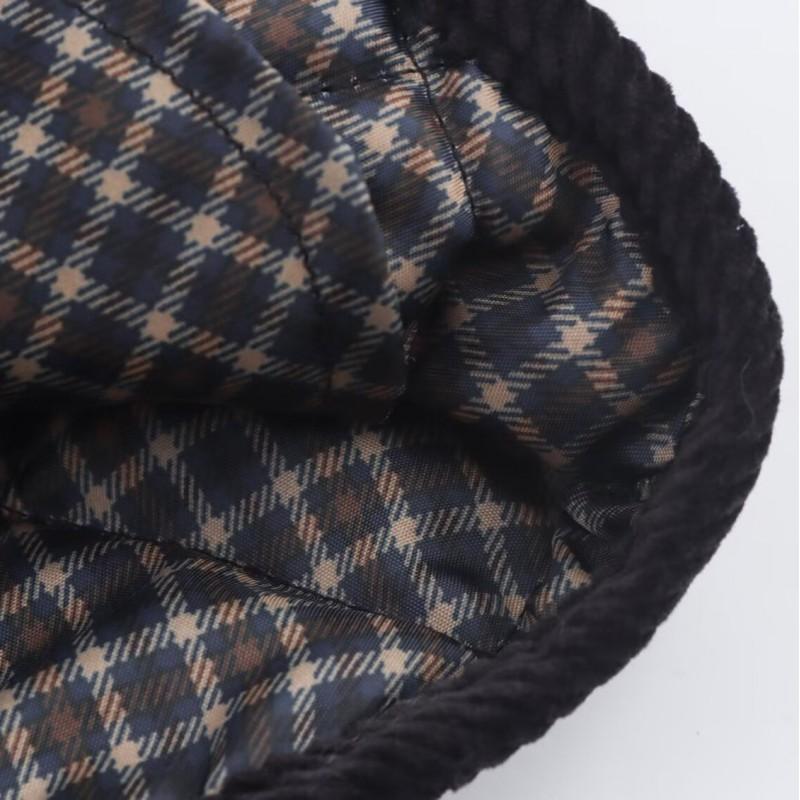 Giacca da Donna Leggera Imbottita in Cotone Velluto a Coste Trapuntata Vestibilità Larga Cappotto con Collo a Revers Autunno Inverno