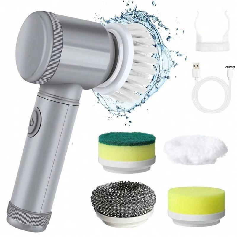 Wireless Multi-Function Electric Brush for Shoes and Toilets - Gentle on Shoes, Perfect for Cleaning.