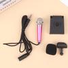 1Pc 3.5Mm Mini Microphone With Stand Stereo Studio Mic For Smart Phone Laptop Desktop Handheld Microphone Portable Mini Mic