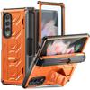 Compatible Fold Series Phone Case: Drop-Proof, Dual-Fold with Pen Slot for Samsung Z Fold3, Z Fold4, Z Fold5.