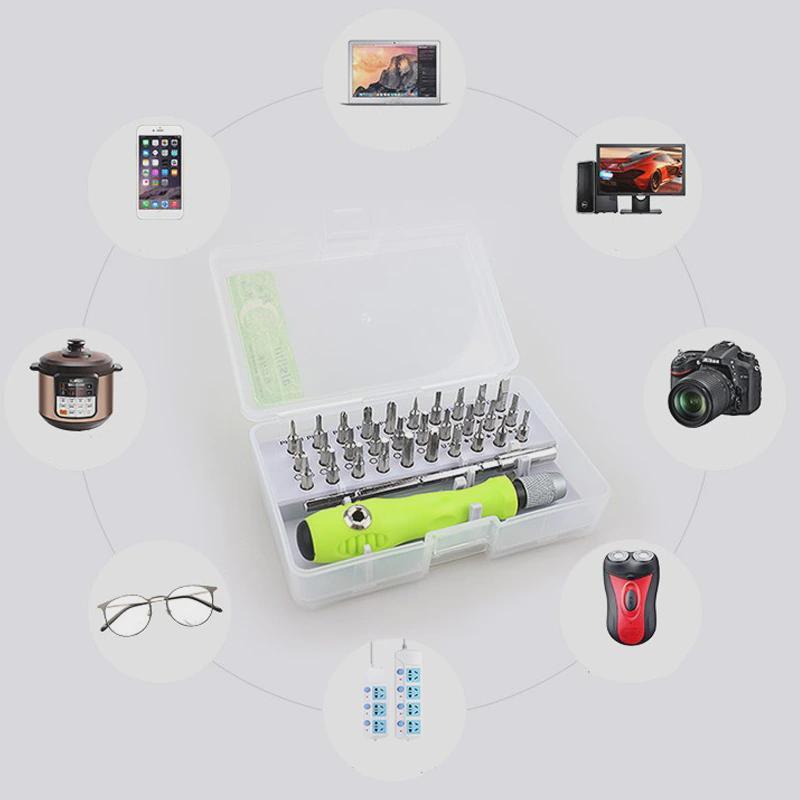 Oprava nářadí Sada šroubováků 32 v 1 Sada přesných mini magnetických šroubováků Sada nástavců pro telefon Mobilní iPad Údržba fotoaparátu