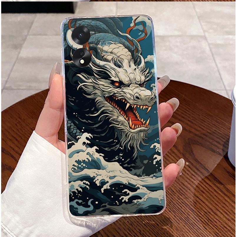 For Oppo A18 A38 Case Luxury Funny Cute Rabbit Heart Back Cover For Oppo A 18 38 4G Phone Covers Soft TPU Clear Silicone Fundas