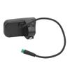 Electric Bike Power Display Meter Waterproof 5 Pin Interface ABS Housing LED Display Panel for Cycling 36V