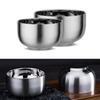 Insulated Bowl Dishwasher Safe Salad Bowl Stainless Steel Bowl 12cm Diameter Double Layer Enjoy Hot or Cold Soups