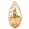 Romantic Candlestick Iron Hollowed Moon Shaped Candle Holder for Weddings Christmas Dining Coffee Table Decoration