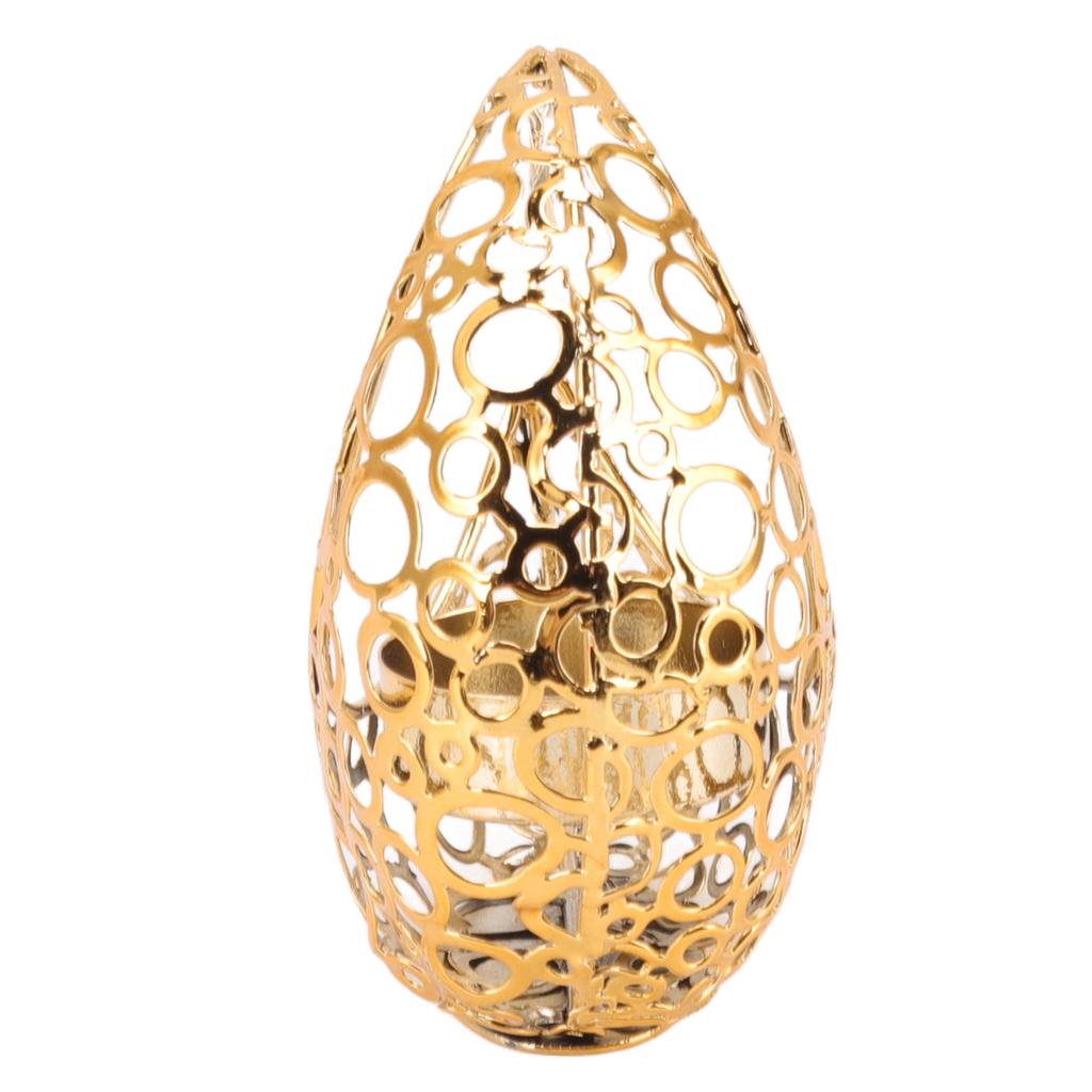 Romantic Candlestick Iron Hollowed Moon Shaped Candle Holder for Weddings Christmas Dining Coffee Table Decoration