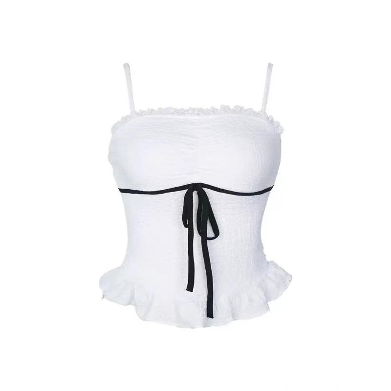 Japanese Style Kawaii 3 Piece Skirt Sets Women Sweet Tops + Casual Slim Vest + Cute Lace Mini Skirt 2000s Fashion Suit Hot Girls