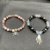 Halloween Spiders Couple Bracelet Trendy Heart Magnetic Matching Hand Jewelry