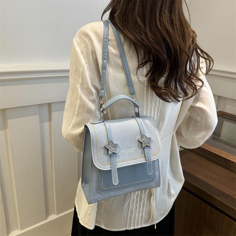 2024 Retro Lässiger Damenrucksack: Stilvolles Design für Studenten