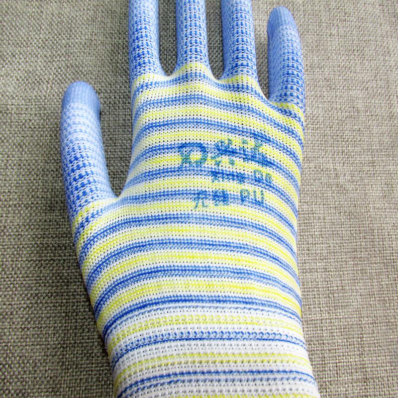 PU Coated Anti-Static Breathable Non-Slip Wear-Resistant Ultra-Thin Flexible Gloves