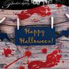 New Halloween Blood Handprint Blood Footprint Bedroom Living Room Wall Stickers