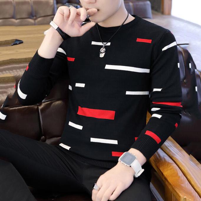 Male Sweater Autumn Winter Fashion O-neck Pullover Casual Slimfit Mens Wool Knitted Sweaters