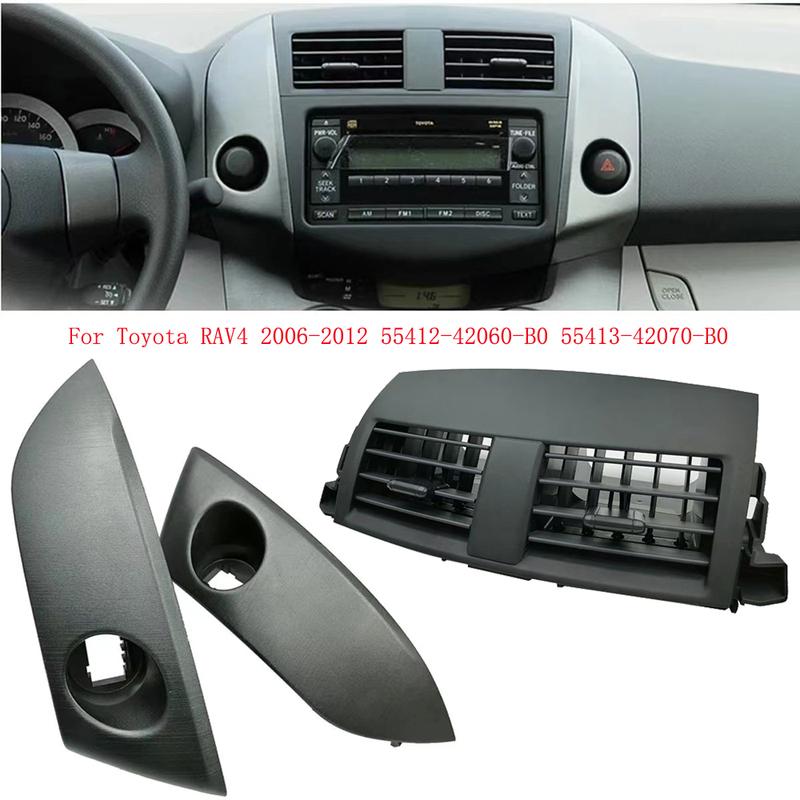 Για Toyota RAV4 2006 2007 2008 2009 2010 2011 Πίνακας Καλύμματος Εξαεριστήρα Κεντρικού Ταμπλό A/C 55412-42060-B0 55413-42070-B0