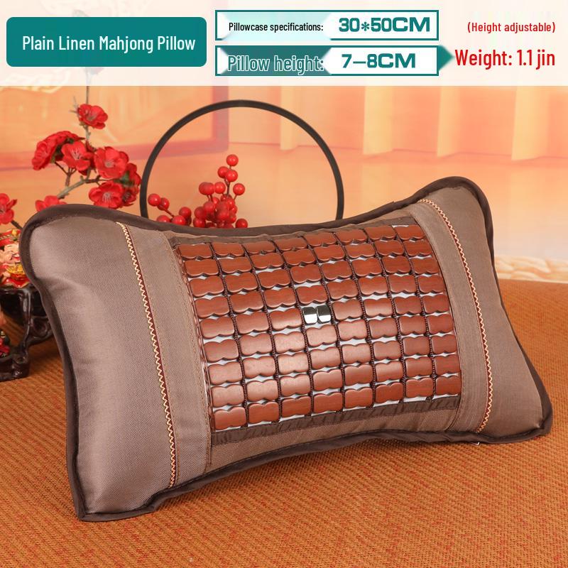 2026 Ice Silk Cooling Pillow: Summer Bamboo Neck Protection Mat with Free Shipping