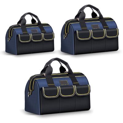 Sac à Outils Grande Capacité 13/16/18 pouces Organisateurs d'Outils Robuste Tissu Oxford Sac d'Électricien Sac de Rangement d'Outils Étanche