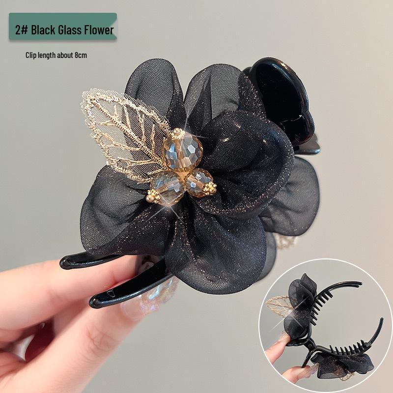 Summer Floral Mesh Hairpin for Women