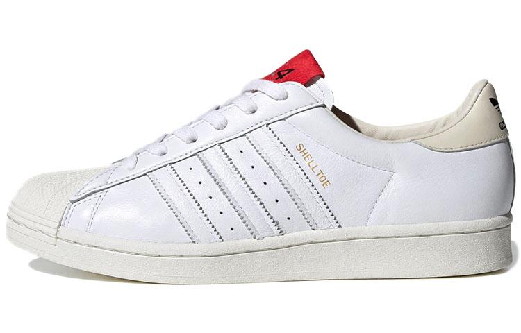 Superstar 424 x Superstar Adidas Originals Shell Toe  White Scarlet  FW7624 38