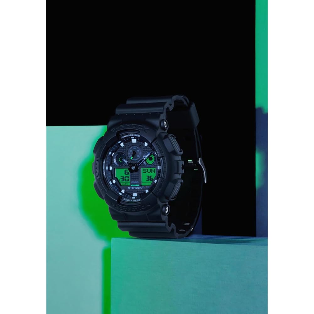 Casio G-Shock GA-100BEG-1AJF Men's Watch Black Analog Digital Water Resistant