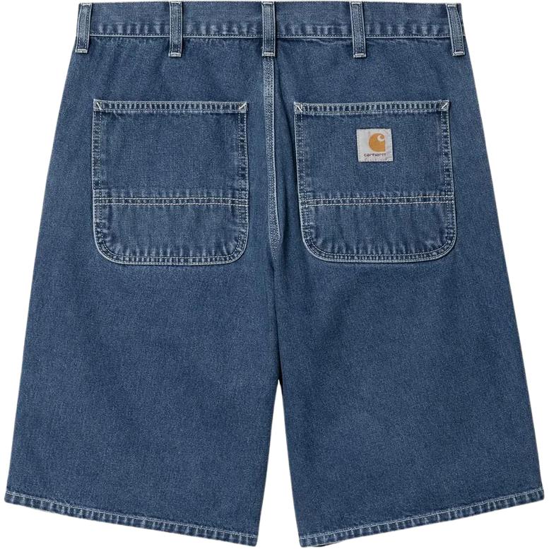 Carhartt WIP Solid Color Loose Fit Denim Shorts Men Shorts Blue I033333-01-06