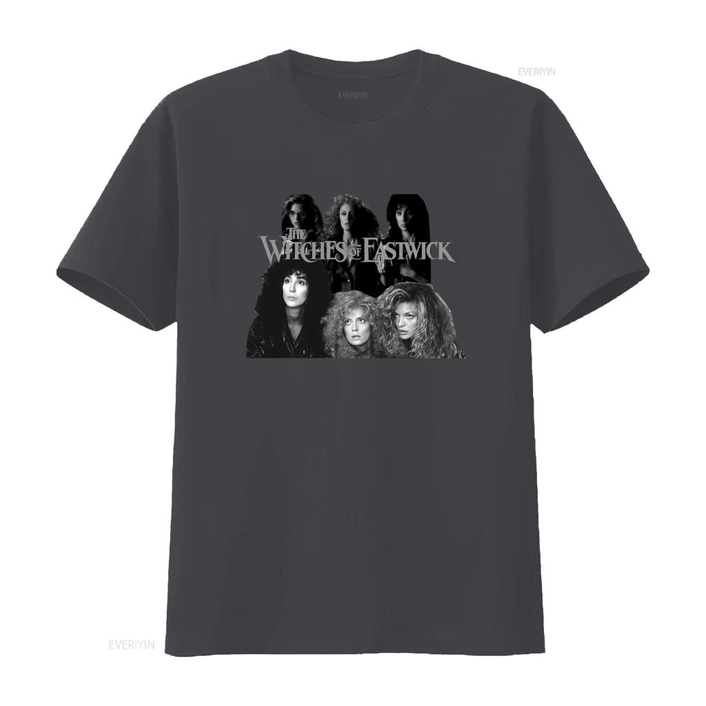 La Streghe di Eastwick Estetica Vintage Anni '80 Film Horror Maglietta Con Stampa di Cher Susan Sarandon Michelle Pfeiffer Vintage