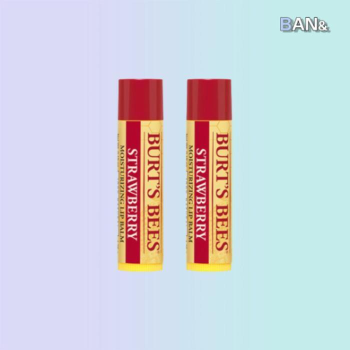 Burt s Bees Strawberry Lip Balm 4.25g x2 Lip Care (30430339) Strawberry Lip Balm 4.25g x2
