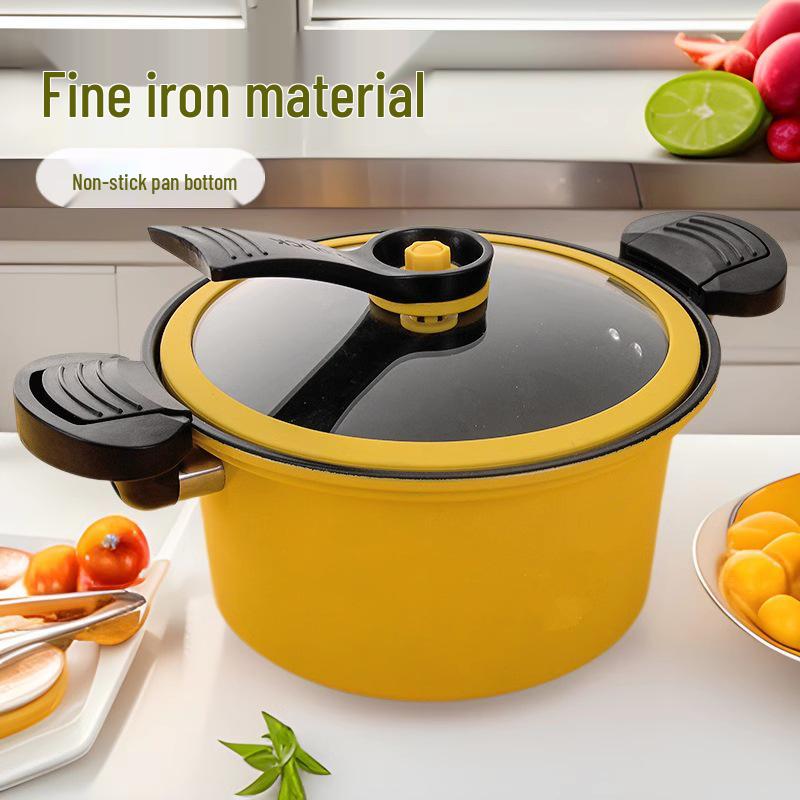 New Multifunctional Little Yellow Duck Non-Stick Micro Pressure Cooker Stew Pot