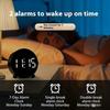 LED Large Digital Intelligent Alarm Clock Rechargeable, Silent and Timed, Children's Learning Clock Gift