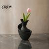 Decorative Vessel for Courtyard Display Minimalist Vase, Modern Flower Vase Living Room Dining Table Versatile Planter Balcony Garden Bedroom,