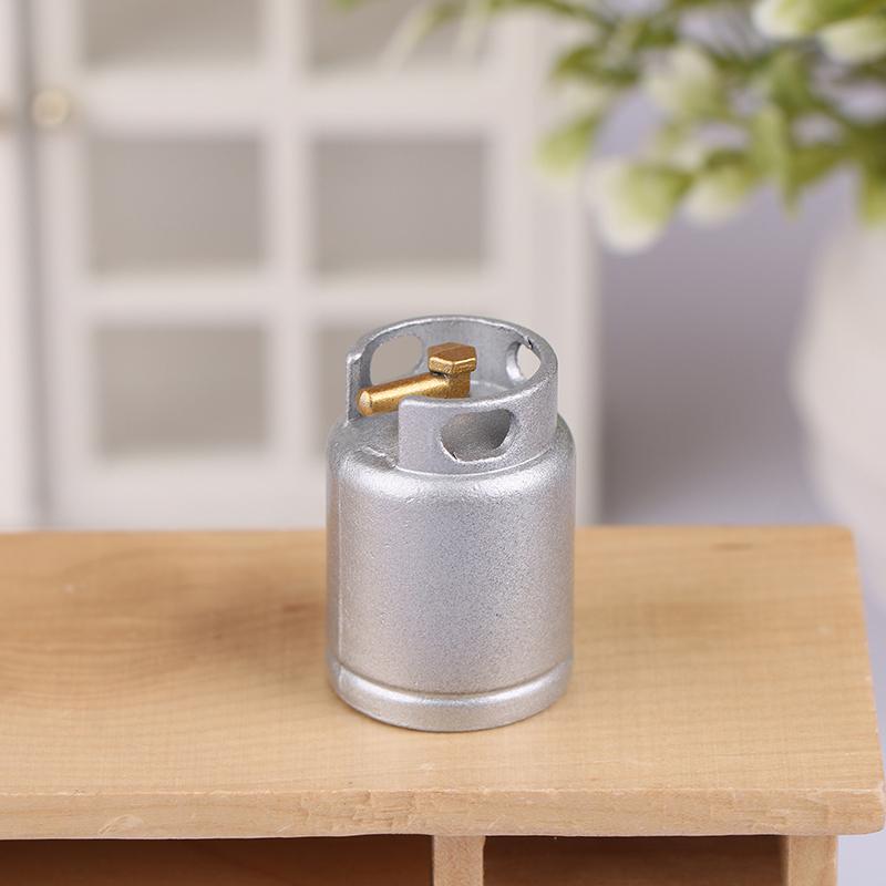 

1/12 кукольный домик имитация металлического газового баллона кукольный домик мини кухонная утварь украшения кукольный дом мебель аксессуары