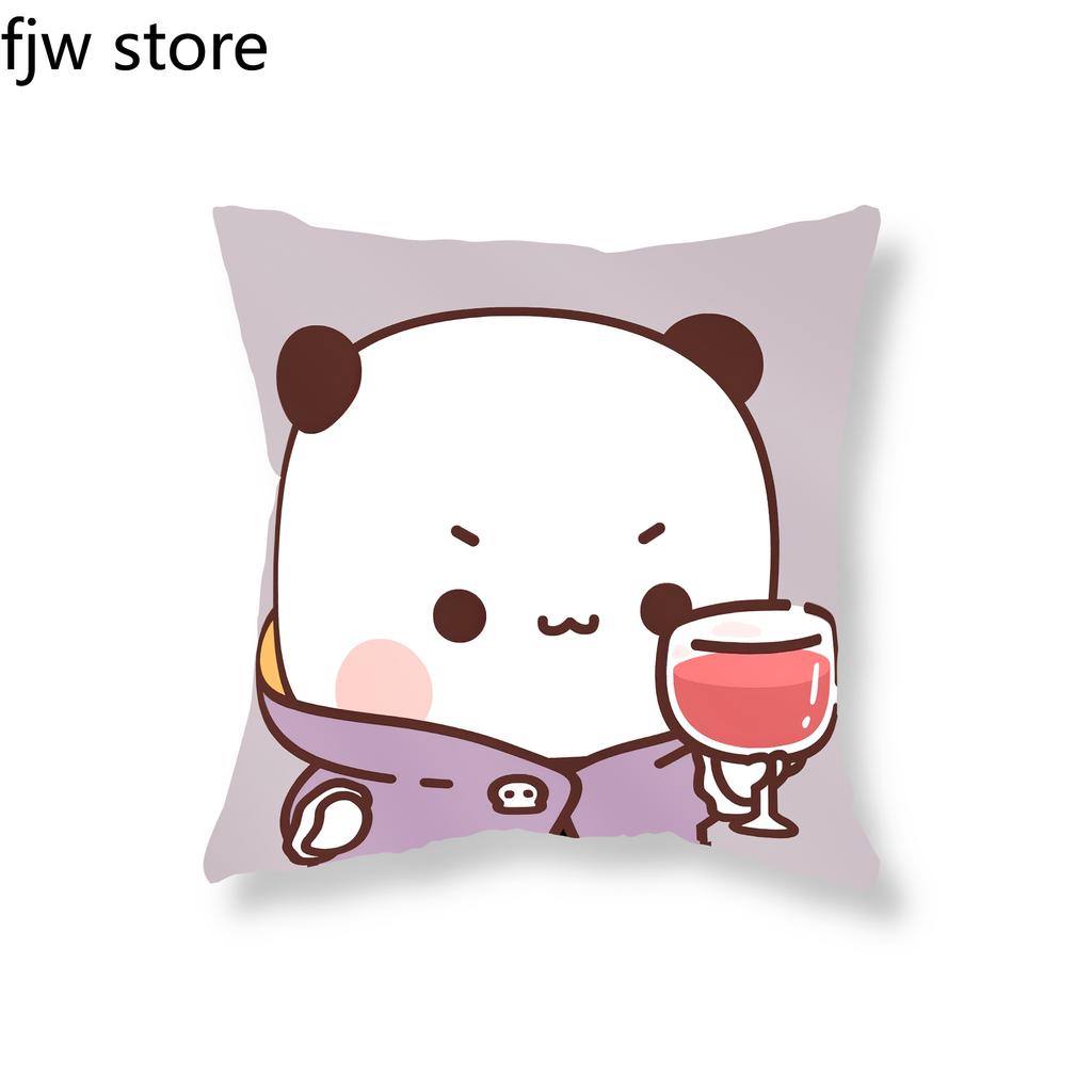 Halloween Decoration Throw Pillow Cover Cute Baby Panda Boob Cushion  Witch Vampire Pumpkin Party  Sofa Home