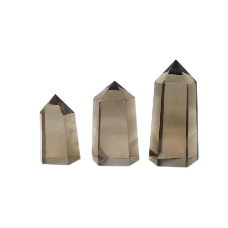 Natürlicher Rauchiger Citrin Quarz Obelisk Kristallstab Spitze Einzigartig Heilung Heimdeko Geschenk Mit Elegantem Design