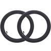 2Pcs Inner Tube Replacement Butyl Rubber Tyre W Bend Valve for Folding Bicycle Bike14x2.125in