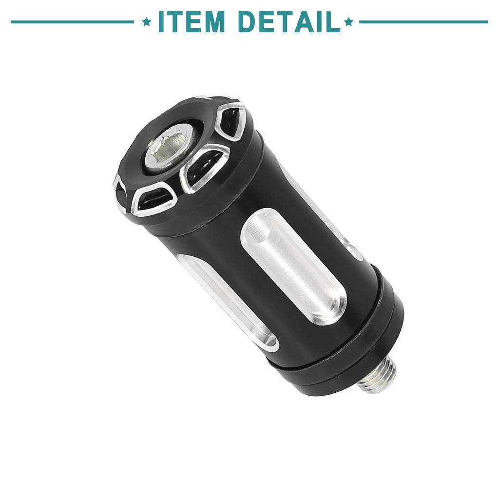 ACROPIX Motorrad Zehen Fußschalthebel Stifte Schalthebel Stifte für Harley Kompatibel mit Street Glide Touring Schwarz 1 Stück