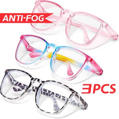 3 STÜCK Beschlagschutzbrille Blaulichtblockierend Pollenschutz Augenschutzbrille für Männer und Frauen