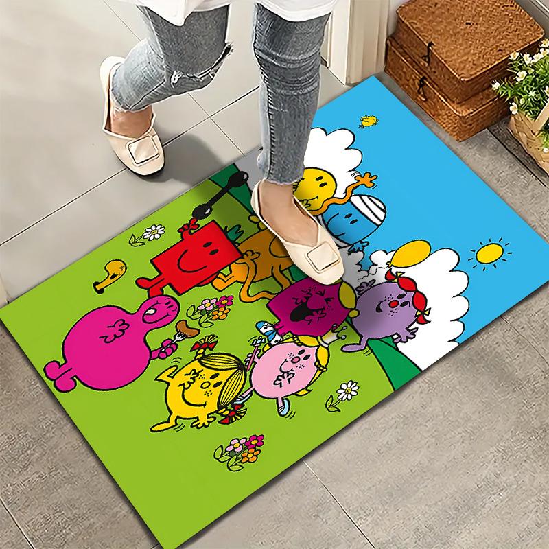 Mr Men Little Miss Carpet Rug For Living Room Bedroom Home Sofa Decoration Kids Play Nonslip Floor Mat