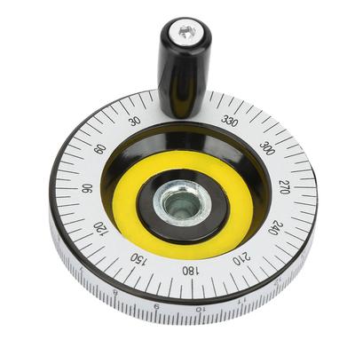 1 pz 80mm Volantino Solido in Bachelite Volantino con Scala Accessori per Macchinari