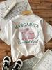Margarita Cocktail Club water-saving beverage pattern, summer children's casual Polyester white short sleeved top