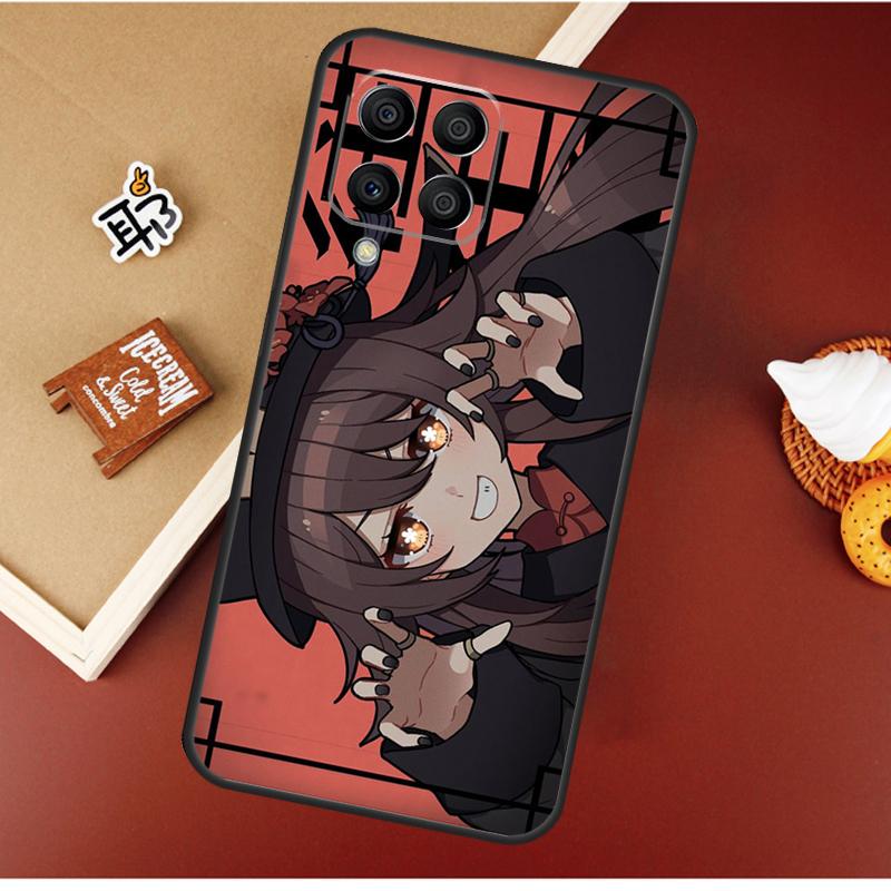 Genshin Impact Zhongli Hutao Case For Samsung Galaxy M51 M31 M21 M11 M16 M36 M56 M53 M12 M32 M52 M15 M35 M55 M14 M34 M54