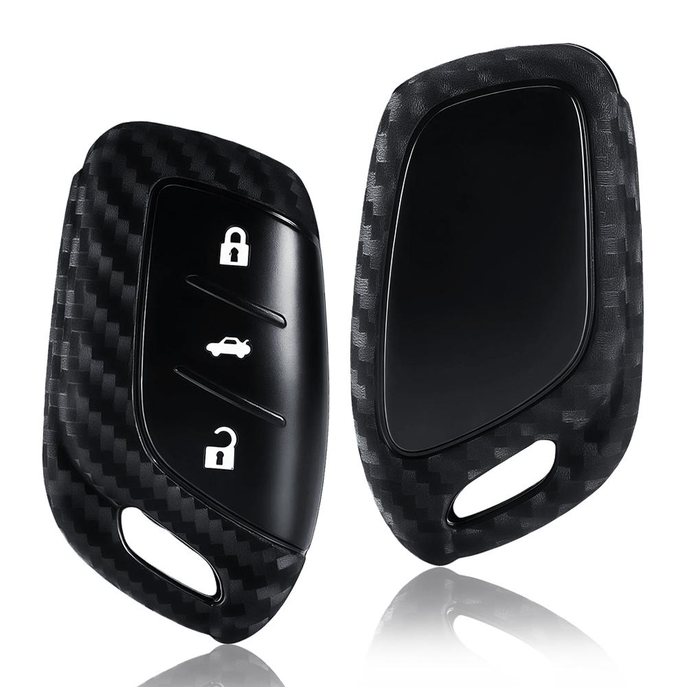Carbon Fiber Style For MG 4 2026 Mg4 Ev MG HS GT ZS EV ZX MG5 MG6 Silicone Fob Key Cover Case for Roewe RX3 RX5 RX8 ERX5 I6 I5