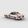MOC Convertible Speed Car Super Race Vehicle Building Block Racing Rally Sports Brick Toy Technical Gift