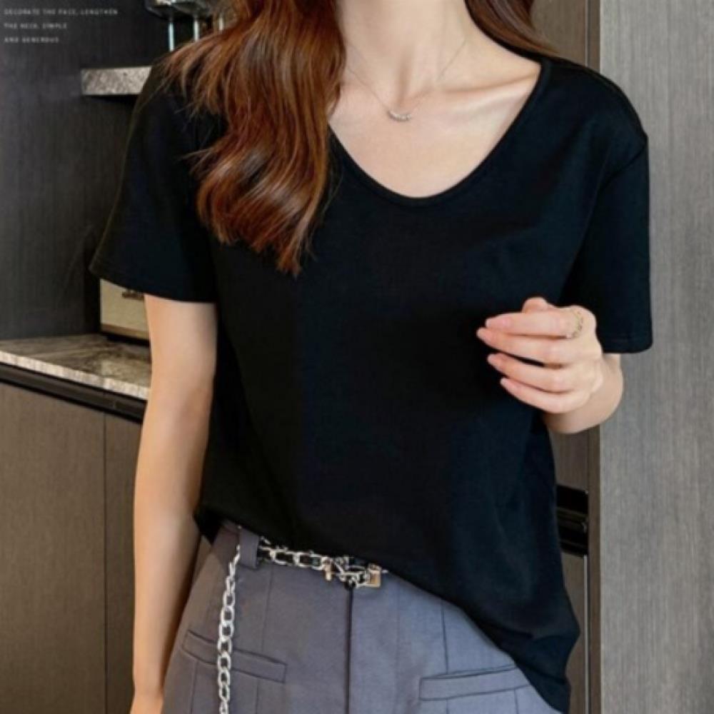 New Arrivals Open RUn Women U Neck ShorT Sleeve T shirT Daily fiT