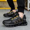 Rotating Button New Safety Shoes Men Anti-smash Anti-puncture Work Shoes Fashion Men Sport Shoes Security Protective Boots Men