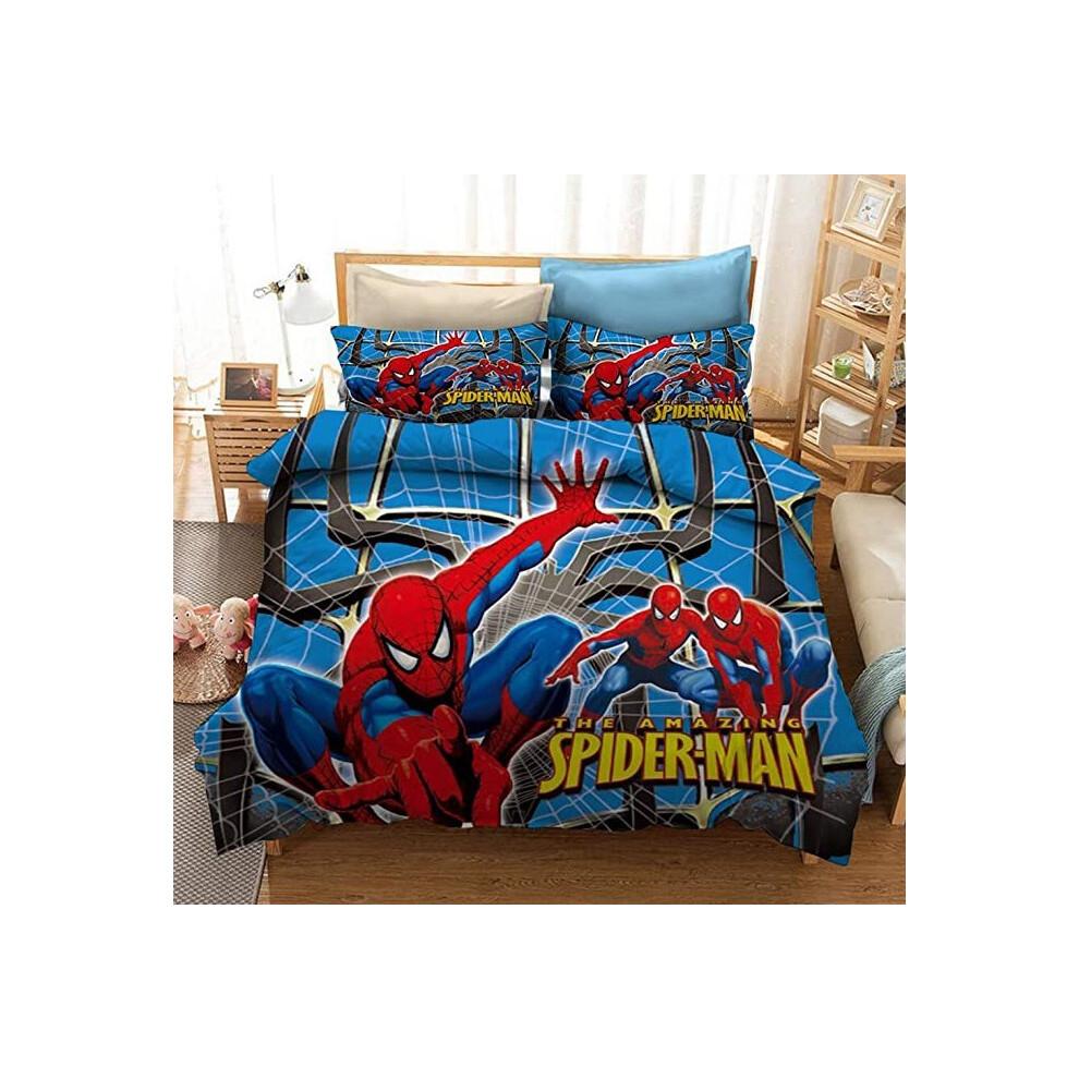 (Style 11, Simple) Literie Spiderman Ensemble Housse de Couette Simple Double