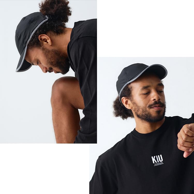 [Kiu] QUICKDRY CAP, Waterproof, Water Repellent, Lightweight, Quick-drying, UV Protection, Suitable for Both Sunny and Rainy Days, Reflective, for