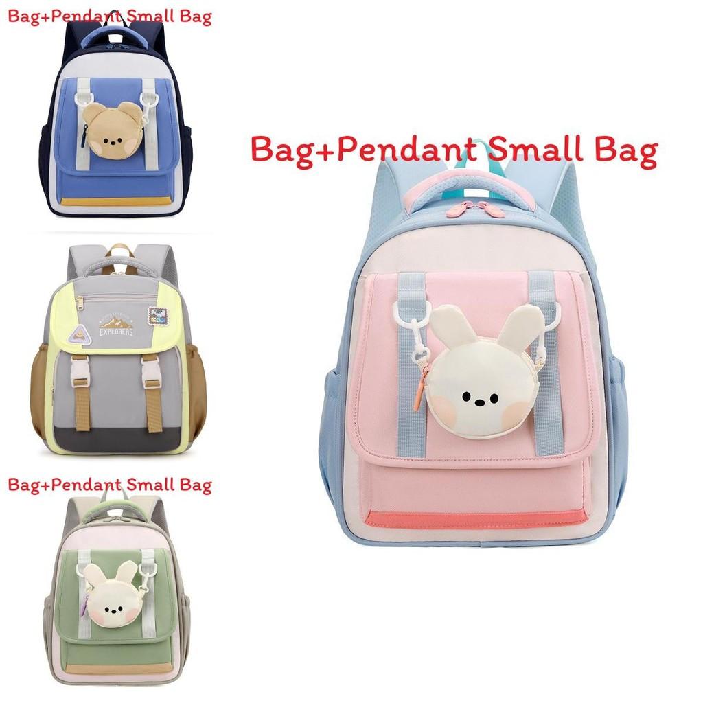Toddler Girls Boys Backpack With Cartoon Animal Pendant Small Bag